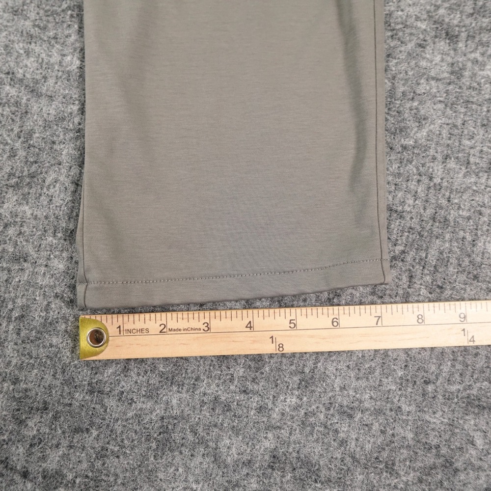 Linksoul Bandon Knit Chino Pants 36 Regular Gray 100% Cotton Soft Golf Casual - Picture 15 of 16